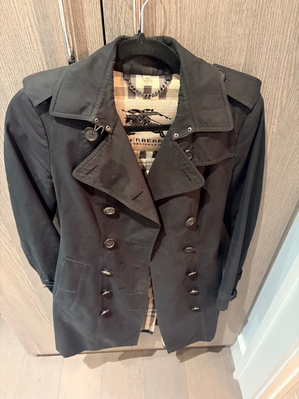 Burberry The Sandringham Trench Coat Black